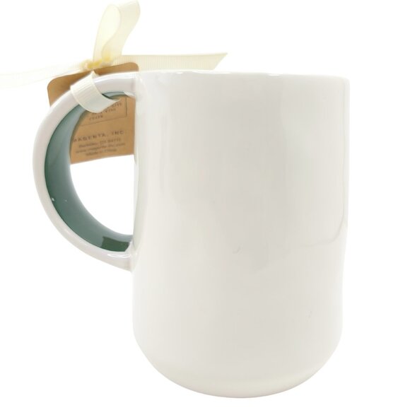 Rae Dunn “joy to the world” Wide Handle Ceramic Coffee Mug - Picture 4 of 8